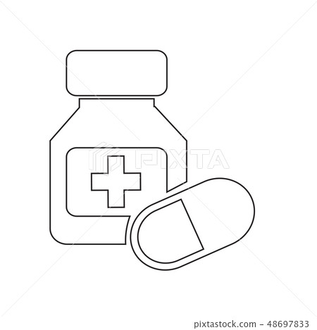 medicine icon-插圖素材 [48697833] - PIXTA圖庫
