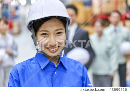 Business image logistics warehouse teamwork Business image logistics warehouse teamwork 48699316