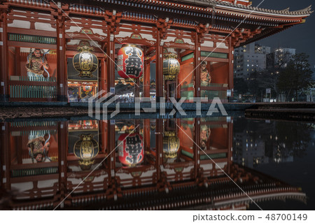 Asakusa Asakusa Temple Night view Asakusa Asakusa Temple Night view 48700149