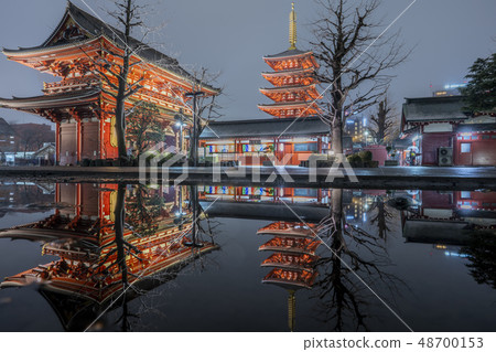 淺草淺草寺夜景 淺草淺草寺夜景 48700153