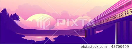 train journey dawn train journey dawn 48700499