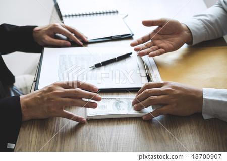 Dishonest cheating in business illegal money, Business man givin 48700907