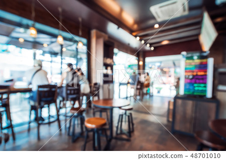blur cafe background 48701010