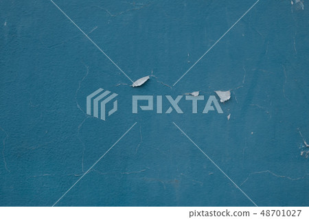 concrete wall blue color 48701027