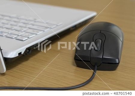 Laptop computer and mouse Laptop computer and mouse 48701540