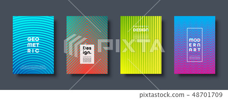 Modern abstract background with geometric shapes and lines. Colorful trendy minimal A4 template Modern abstract background with geometric shapes and lines. Colorful trendy minimal A4 template 48701709