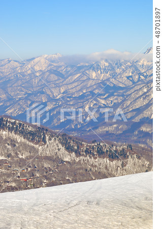 查看從Happo One滑雪勝地 48701897