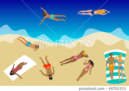 Hello Summer Card. 48702353