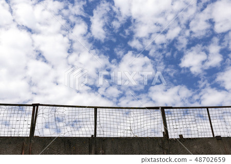 grid sky clouds grid sky clouds 48702659