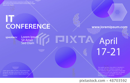 Conference announcement design template Conference announcement design template 48703592