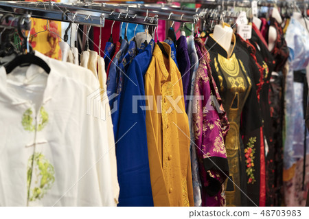 many japanese kimono dress at the market many japanese kimono dress at the market 48703983