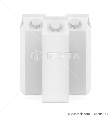 Blank containers for juice or milk Blank containers for juice or milk 48705147