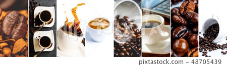 Collage of coffee Collage of coffee 48705439