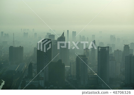 THAILAND BANGKOK CITY SKYLINE SUNRISE THAILAND BANGKOK CITY SKYLINE SUNRISE 48706326