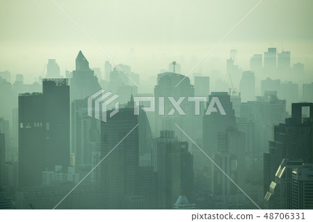THAILAND BANGKOK CITY SKYLINE SUNRISE 48706331