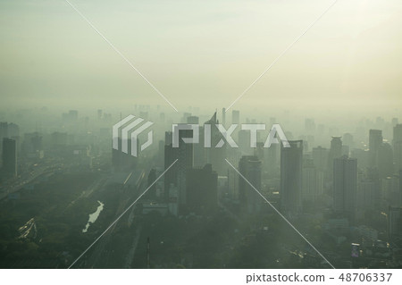 THAILAND BANGKOK CITY SKYLINE SUNRISE THAILAND BANGKOK CITY SKYLINE SUNRISE 48706337