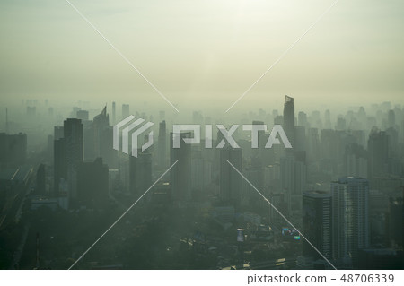 THAILAND BANGKOK CITY SKYLINE SUNRISE 48706339