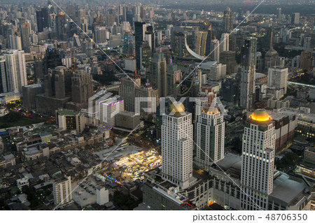 THAILAND BANGKOK CITY SKYLINE SUNRISE THAILAND BANGKOK CITY SKYLINE SUNRISE 48706350