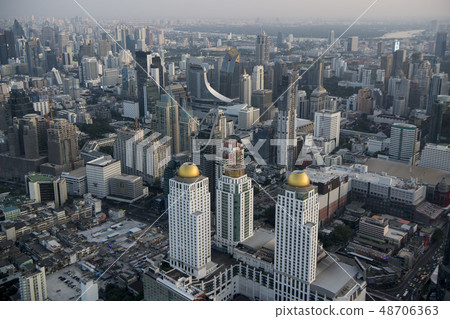 THAILAND BANGKOK CITY SKYLINE SUNRISE THAILAND BANGKOK CITY SKYLINE SUNRISE 48706363