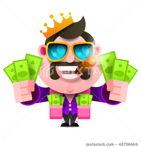 Successful Businessman, Like A King With Pockets 48706669