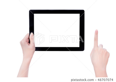 Feminine hand intelligent hand machine flat electric reed clipping mockup clipping path mockup path Feminine hand intelligent hand machine flat electric reed clipping mockup clipping path mockup path 48707074