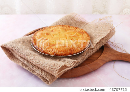 A delicious apple pie 48707713