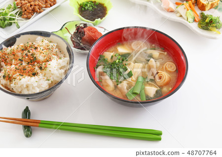 美味的日式早餐 美味的日式早餐 48707764