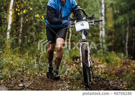 dirty male cyclist dirty male cyclist 48708286