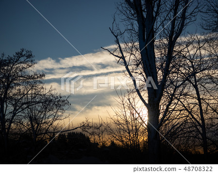 A wonderful winter landscape in beautiful Bavaria A wonderful winter landscape in beautiful Bavaria 48708322