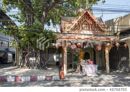 THAILAND CHONBURI BANGSAEN TEMPLE 48708705
