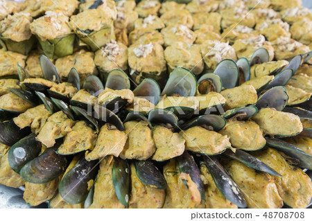 THAILAND CHONBURI BANGSAEN MARKET SEAFOOD 48708708