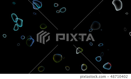 CG particle bubbles 48710402