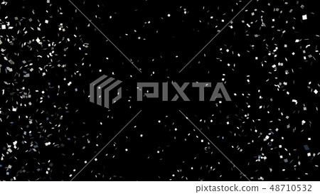 CG粒子廣場的五彩紙屑 CG粒子廣場的五彩紙屑 48710532