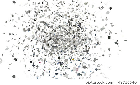 Confetti of CG Particle Square 48710540