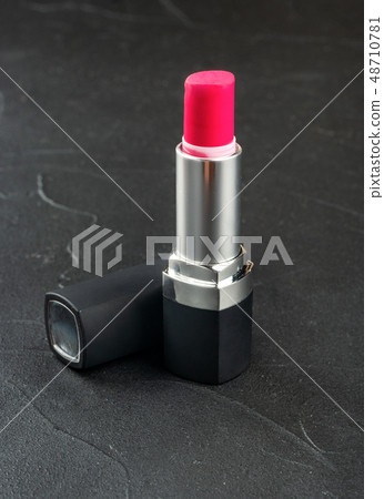 Tube of red lipstick Tube of red lipstick 48710781