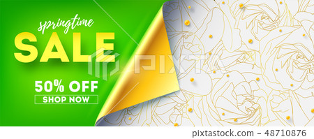 Springtime sale, shop now. Get up to 50 percent 48710876