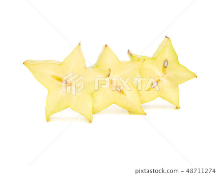 Slice carambola fruit 48711274
