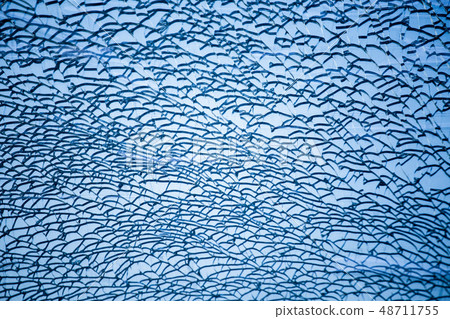 broken glass 48711755