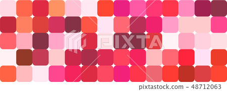 Pink Square Element Pink BG with Colorful Pink Square Elements - Stock Illustration ...