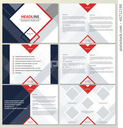 Presentation template. Vector illustration 48712198