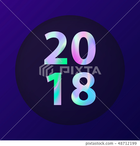 New Year greeting card. Vector illustration New Year greeting card. Vector illustration 48712199