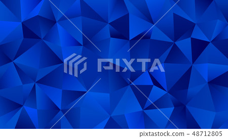 Trendy Low Poly Blue Backdrop. Clear and Crystal Trendy Low Poly Blue Backdrop. Clear and Crystal 48712805