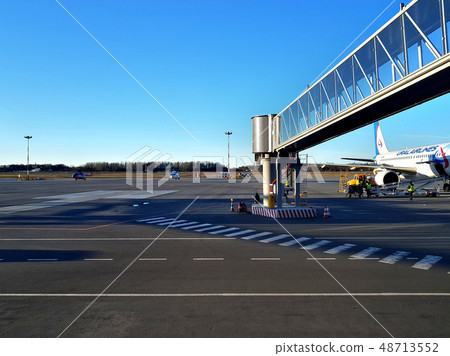 Civil aviation service area, Domodedovo, Russia 48713552