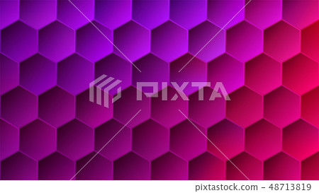 Saturated Magenta and Purple Hexagonal Backdrop Saturated Magenta and Purple Hexagonal Backdrop 48713819