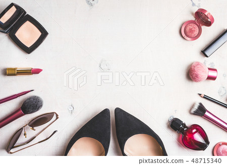 Feminine cosmetic background 48715340