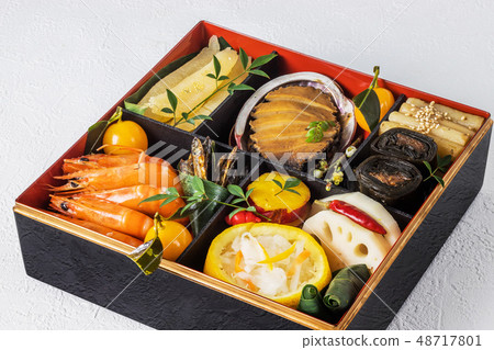 代表性的日本料理日本料理套餐（osechi） 48717801