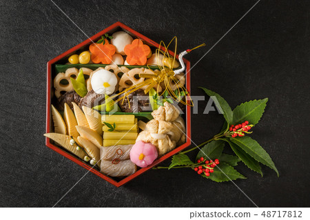 代表性的日本料理日本料理套餐（osechi） 48717812