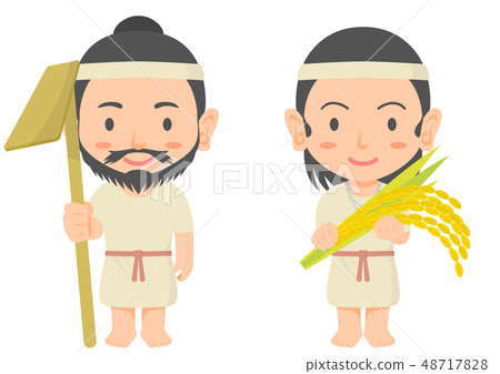 Male and female in the Yayoi period 48717828