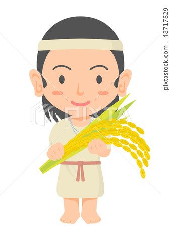 Female harvest of the Yayoi period 48717829