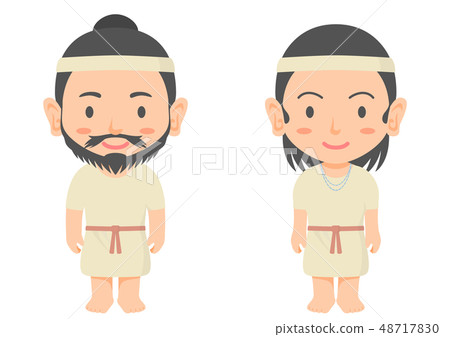 Male and female in the Yayoi period Male and female in the Yayoi period 48717830